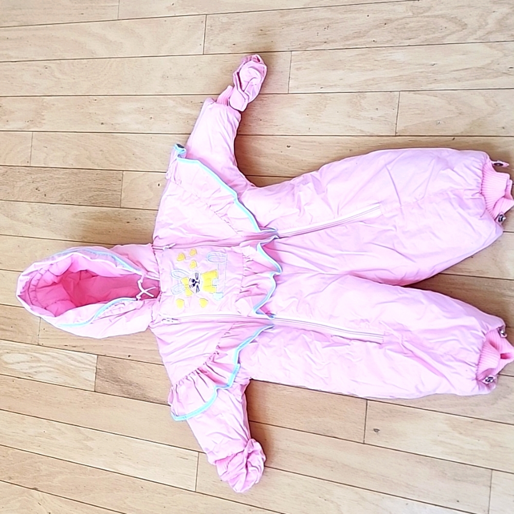 Frost-Fighter Pink Baby Bunting 18 Months - Picture 3 of 9